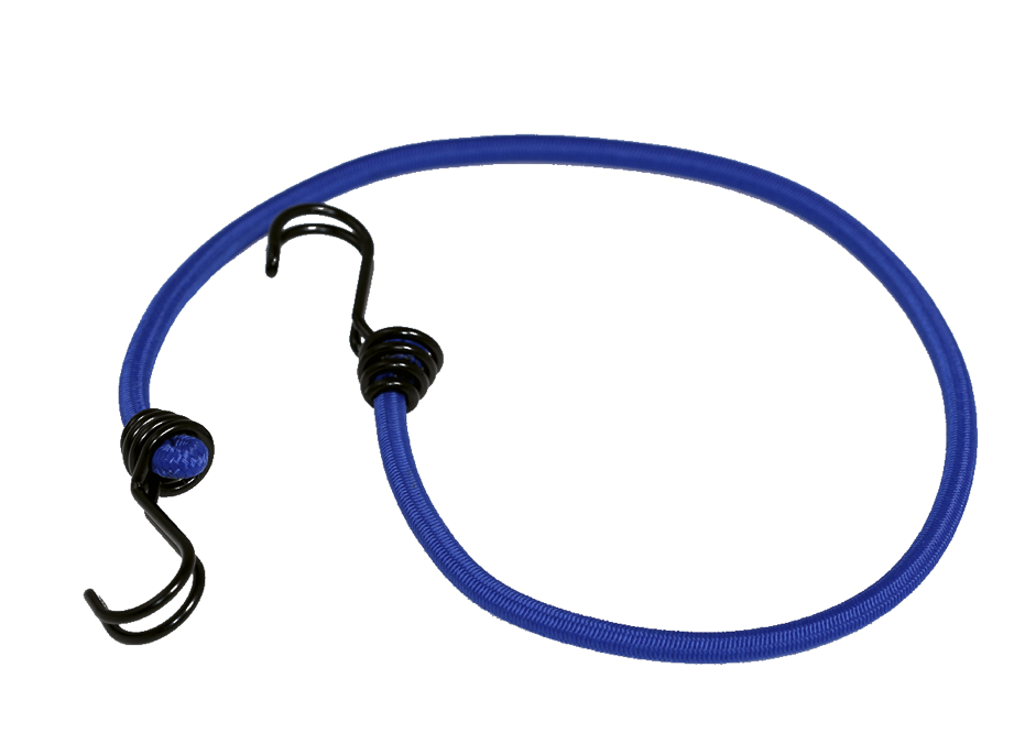Expanderseil 80cm Blau mit 2 Doppelhaken